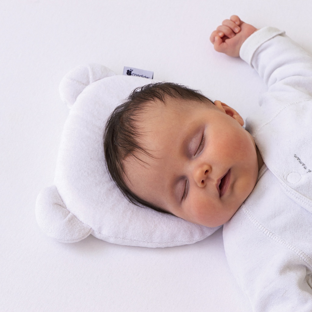 Candide Panda Babykudde - Vit