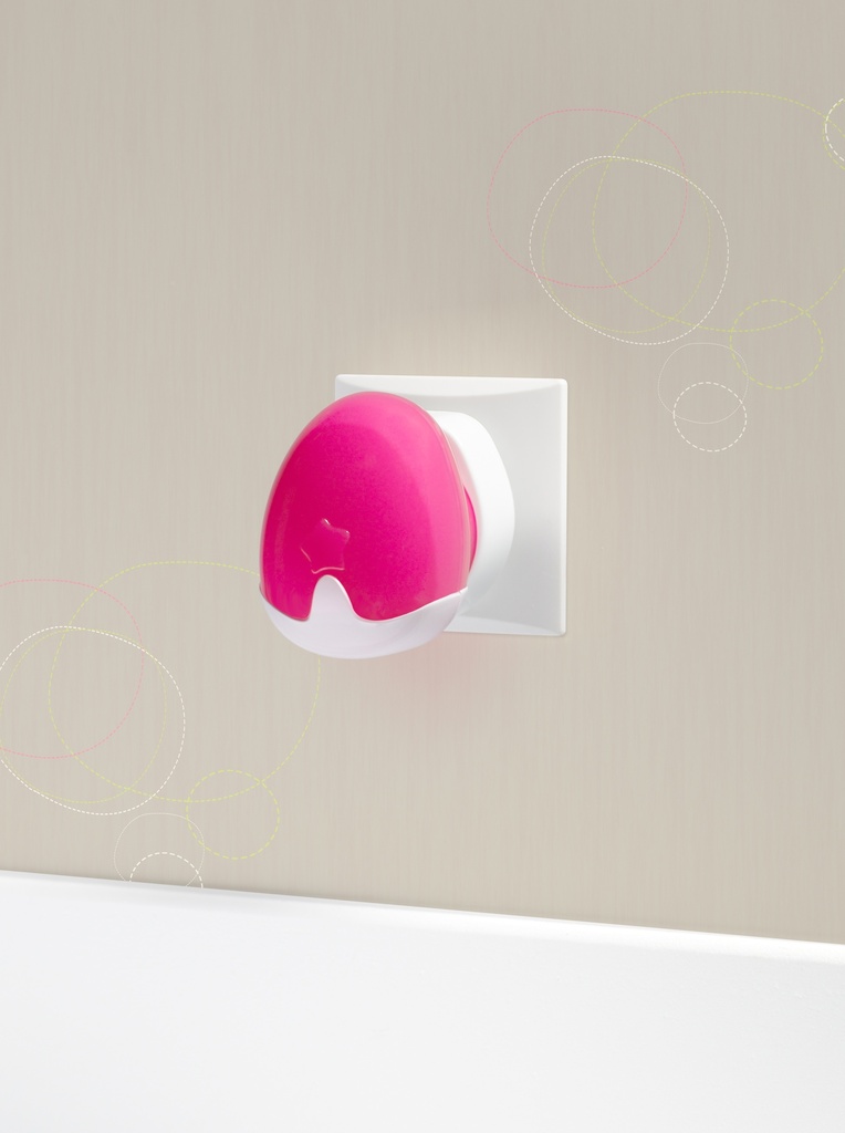 Pabobo Automatisk Nattlampa - Rosa