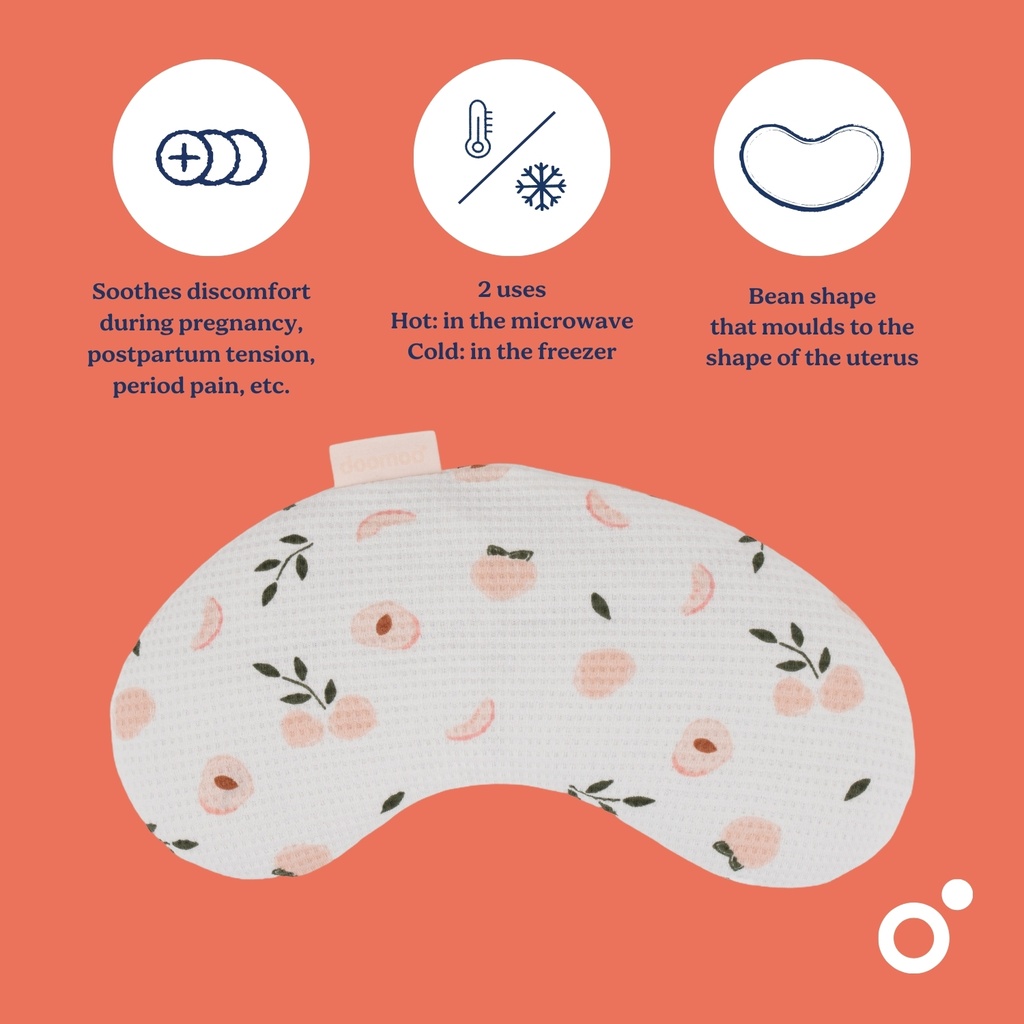 Doomoo Lindrande Kyl & Värmekudde med Raps - Persika