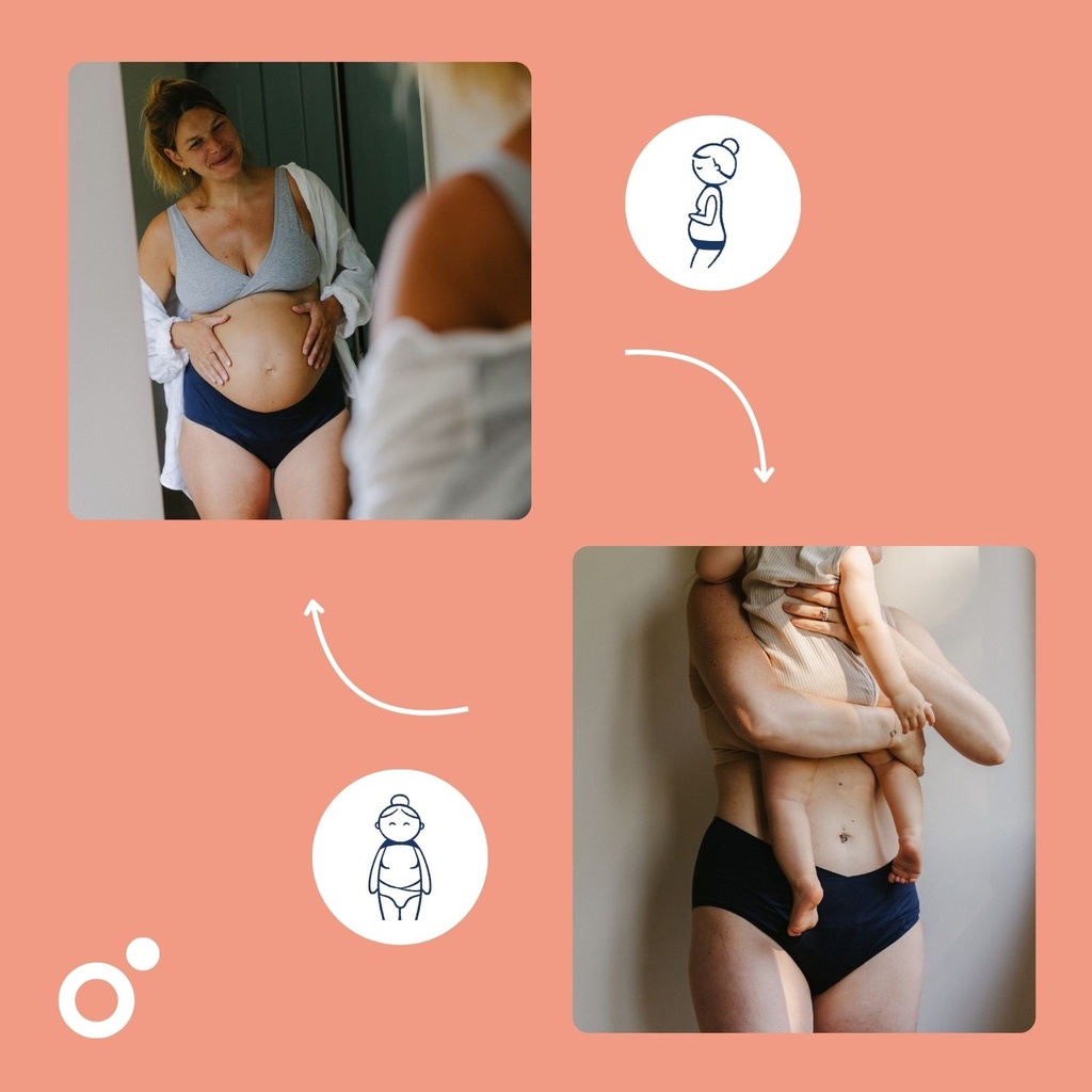 Doomoo efter Förlossning & Menstrosa 3XL/4XL/5XL