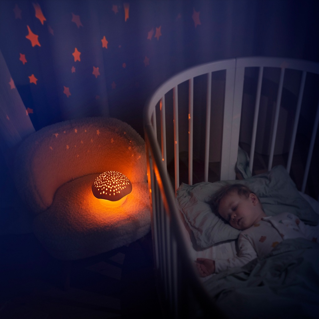 Pabobo Stjärnprojektor Svamp - Orange