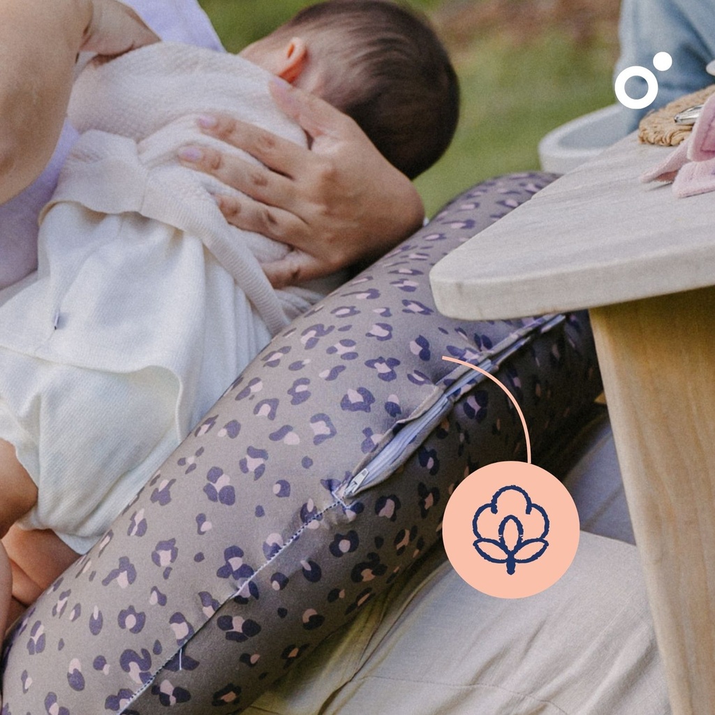 Doomoo Amningskudde - Mörk Leopard