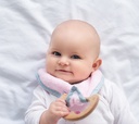 LullaLove Haklapp med träbitis Rosa