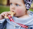 LullaLove Träbitis med Hållare - Bläckfisk