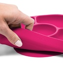 bblüv Tallrik antispill + Sked  Rosa