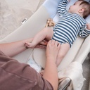 Doomoo Babynest Mjuklift 3-i-1 Sand