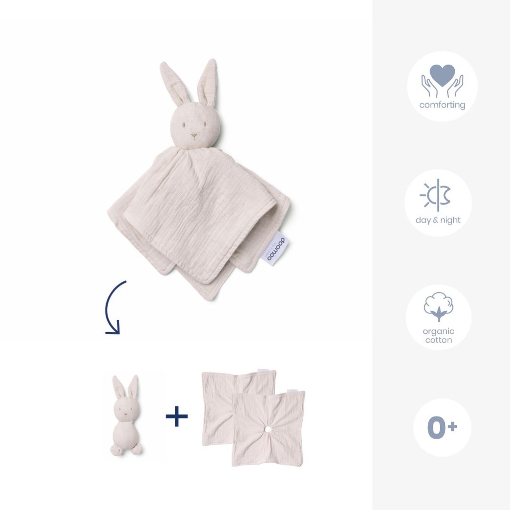 Doomoo Gosedjur med snuttefiltar - Beige