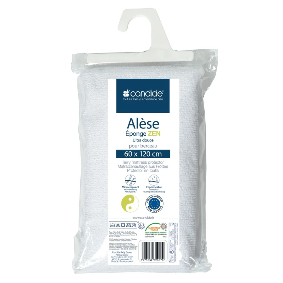 Candide Madrasskydd Bambu - 60x120 cm