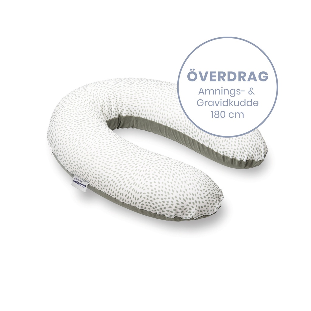 Doomoo Överdrag Amnings- gravidkudde - Risotto Kaki