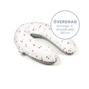 Doomoo Överdrag Amnings- gravidkudde - Körsbär Grön