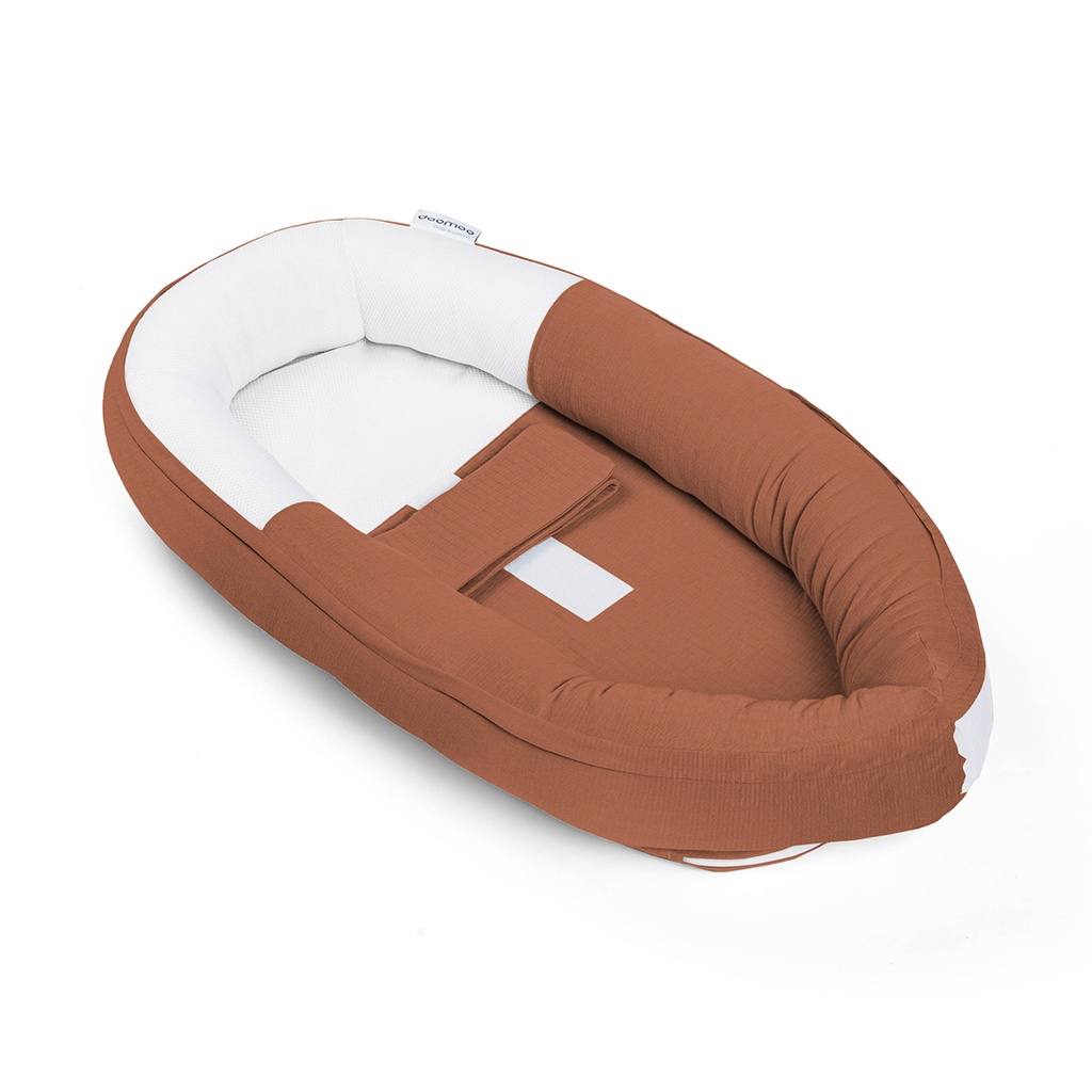Doomoo Babybädd - Quilt Terracotta