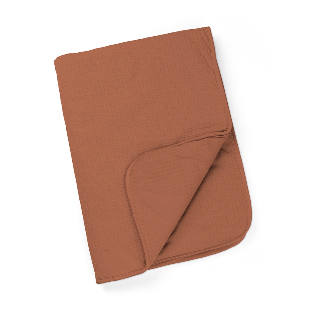 Doomoo Vadderad Filt - Quilt Terracotta