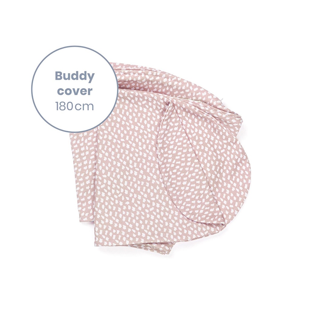 Doomoo Överdrag Amnings- gravidkudde - Moln Rosa