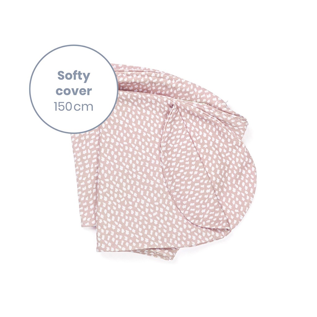 Doomoo Överdrag Amningskudde - Moln Rosa