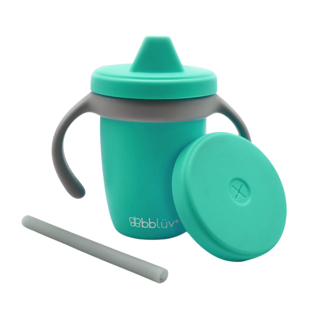 bblüv Antispill mugg 4-i-1 Aqua