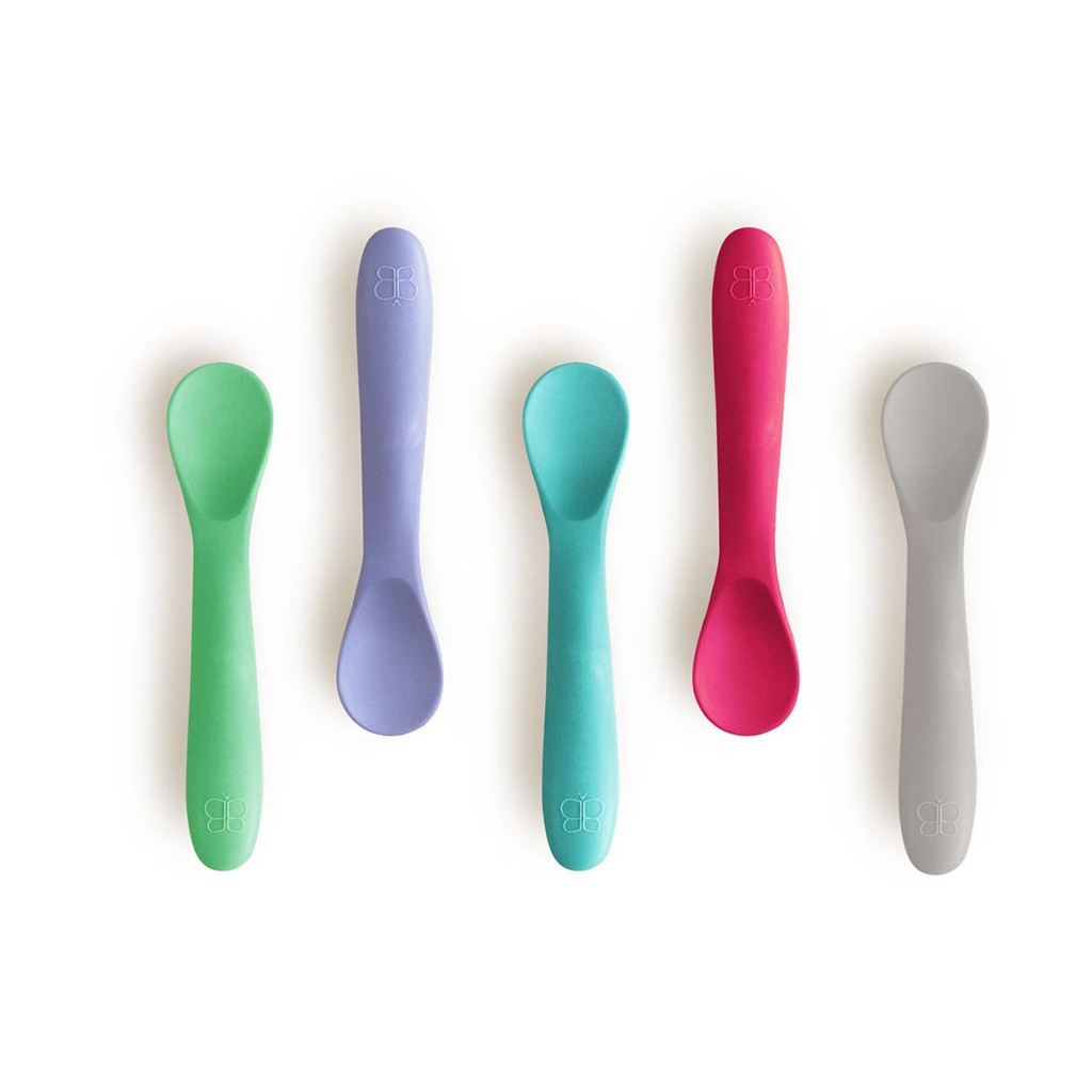 bblüv Anti-glid Sked 5-pack Rosa