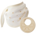 LullaLove Scarf med träbitis - Apelsin