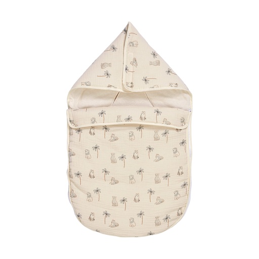 [3275051761201] Candide Sovpåse med Luva 0-3 mån - Savann