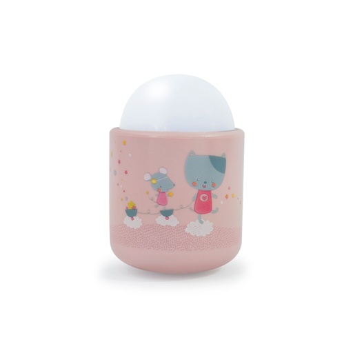 [3760125261904] Pabobo Nomad Nattlampa - Mus Rosa