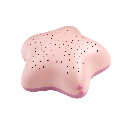 [3760125262024] Pabobo Stjärnprojektor Stjärna Musik - Rosa