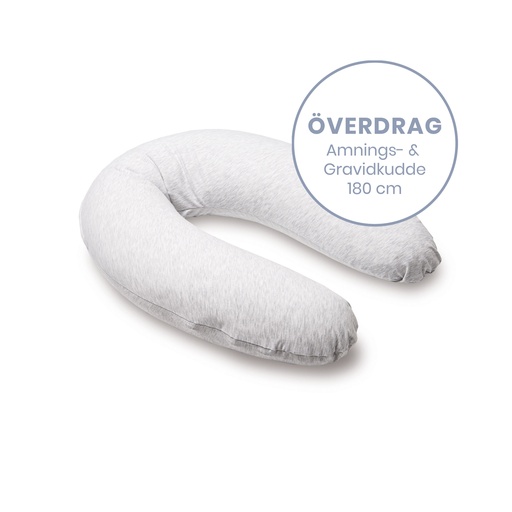 [5400653007572] Doomoo Överdrag Amnings- gravidkudde - Melerad Vit