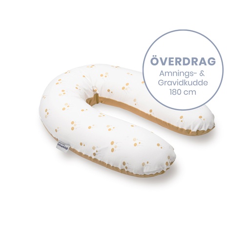 [5400653007596] Doomoo Överdrag Amnings- gravidkudde - Blomma Gul