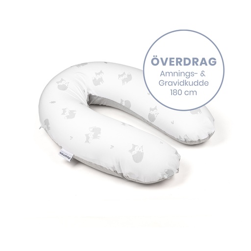 [5400653008142] Doomoo Överdrag Amnings- gravidkudde - Räv Grå
