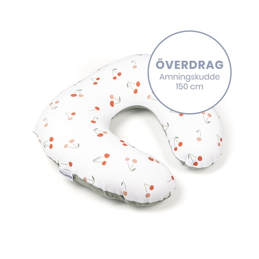 [5400653008173] Doomoo Överdrag Amningskudde - Körsbär Grön
