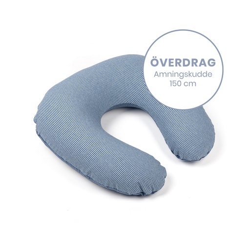 [5400653008234] Doomoo Överdrag Amningskudde - Randig Blå