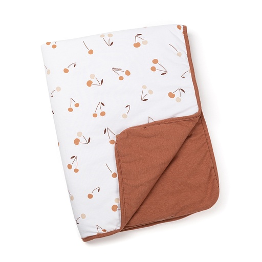 [5400653008333] Doomoo Vadderad Filt - Körsbär Rost