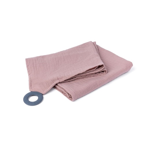 [5400653009507] Doomoo Amnings/Snuttefilt Med Bitis - Rosa