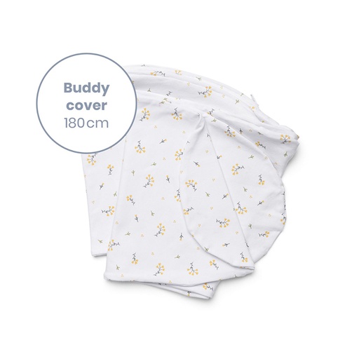 [5400653009804] Doomoo Överdrag Amnings- gravidkudde - Blomster Gul
