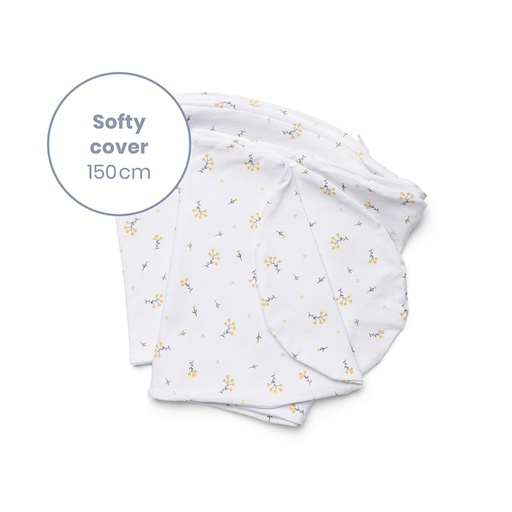 [5400653009897] Doomoo Överdrag Amningskudde - Blomster Gul
