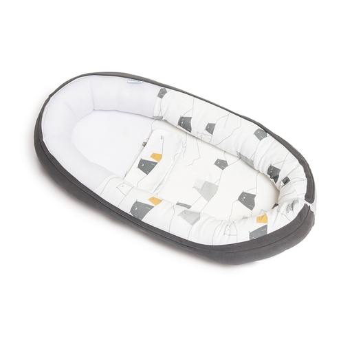 [5400653405125] Doomoo Babynest - Björn Grå