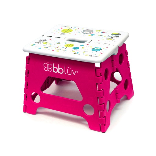 [628451387756] bblüv Badrumspall Hopfällbar Barn Rosa