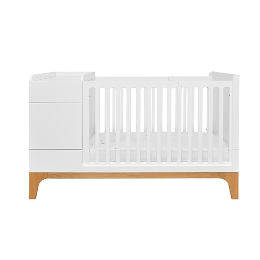 [812895 005243] Bellamy UP! Komplett Spjälsäng 5-i-1 Vit